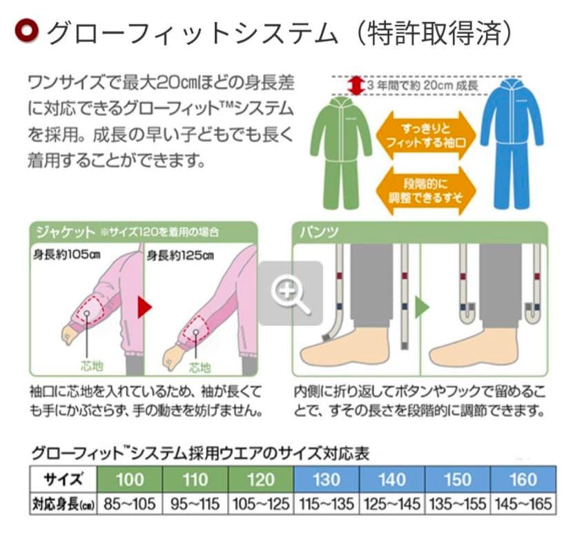 モンベル キッズ スキー ウェア スノボー ウィンタースポーツ 150cm