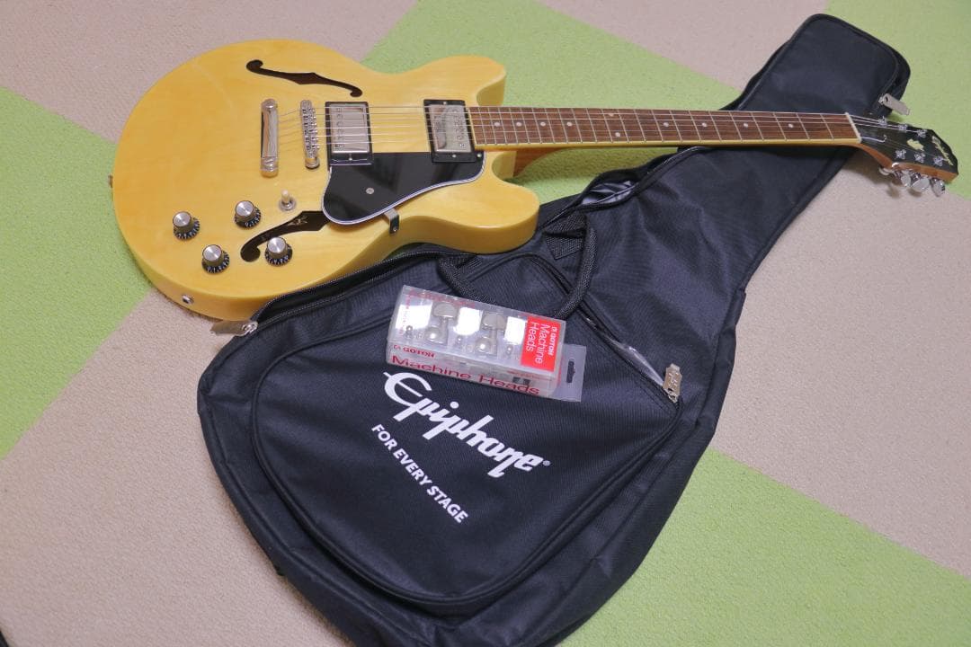 Epiphone ES339 Natural 中古美品 GOTOHロックペグ交換