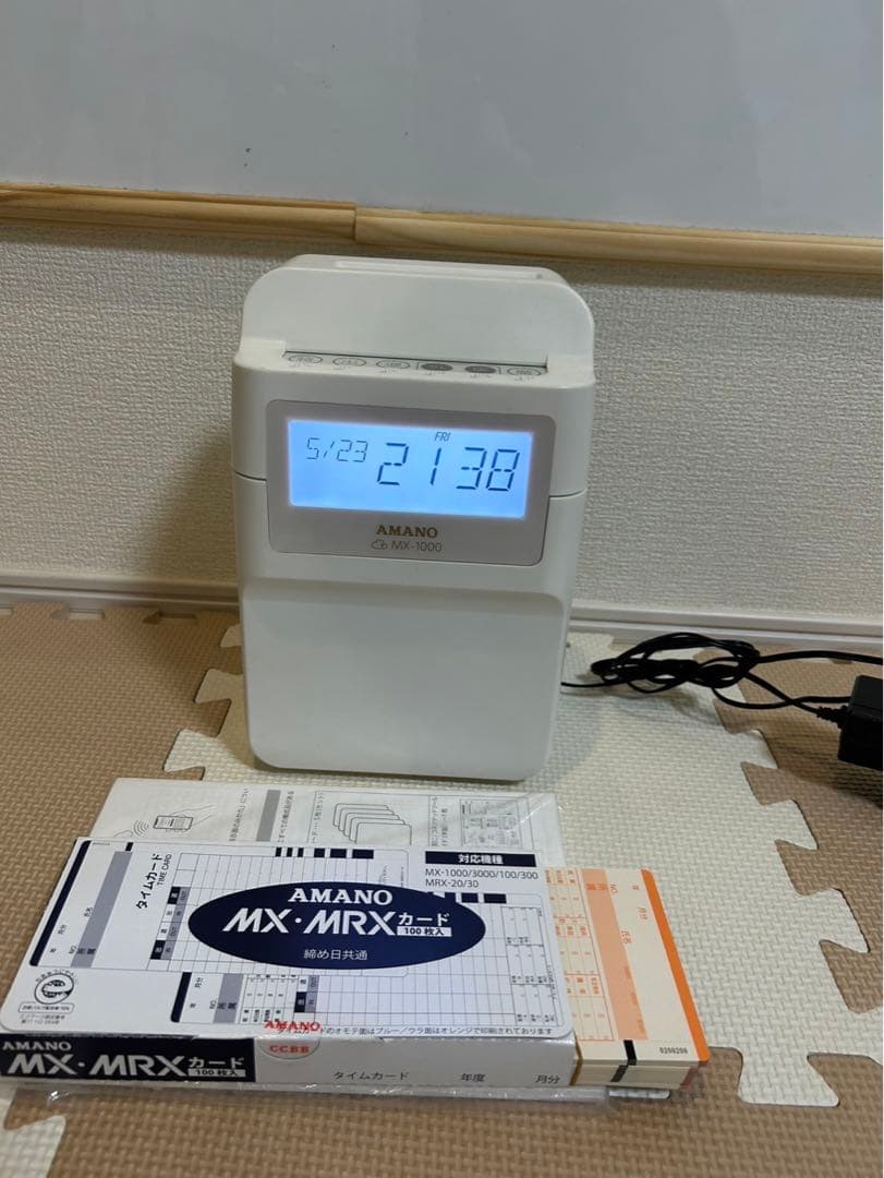 動作確認済MX-1000 アマノ タイムレコーダー AMANO 勤怠管理③