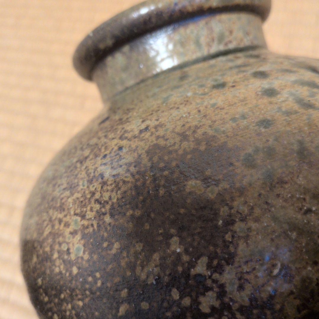 越前焼 国成窯「国成」壺 古壺 骨董品合わせ箱 刻印あり 箱なし