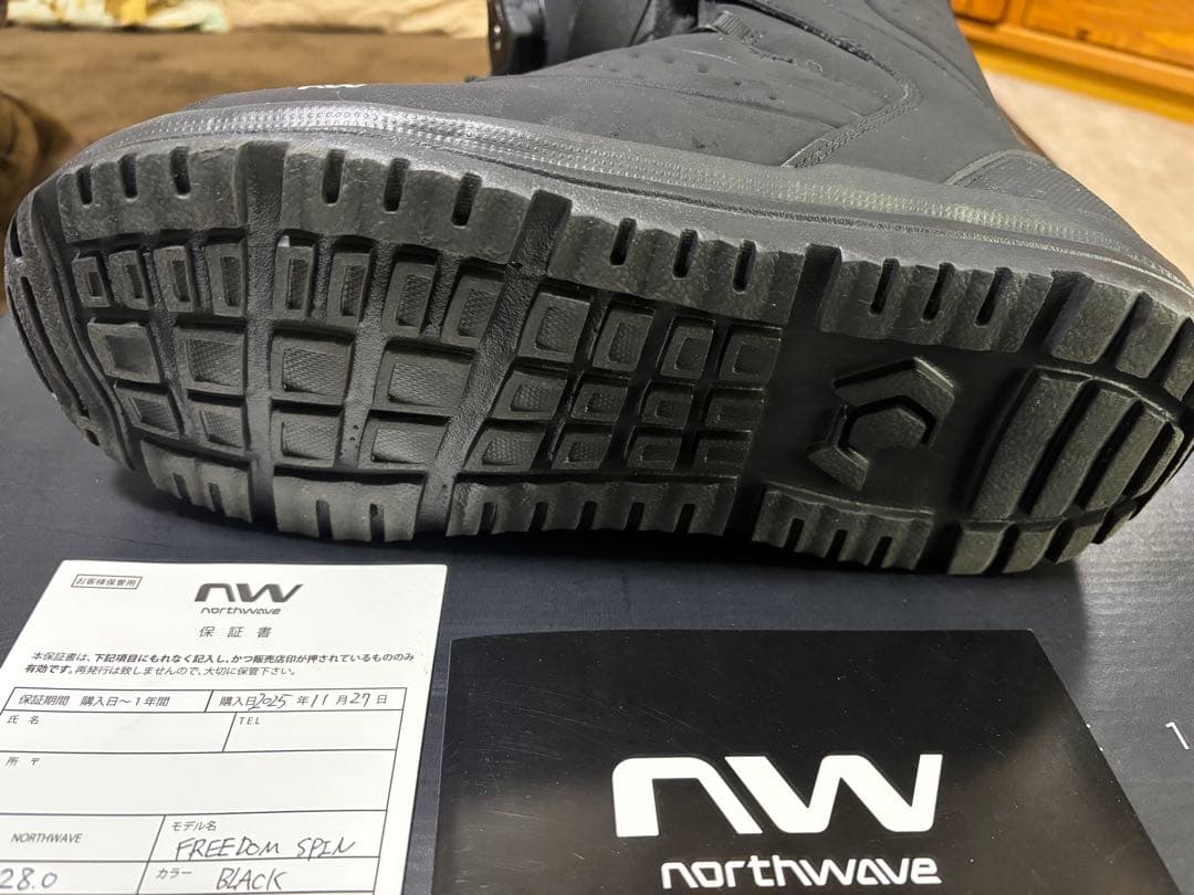 northwave FREEDOM SPIN ブラック 28.0 一回のみ使用