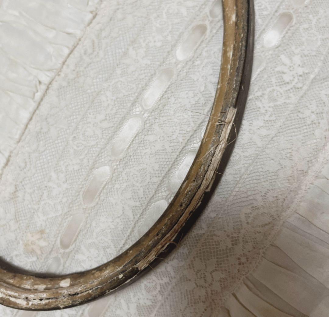 フランスアンティークリボン額