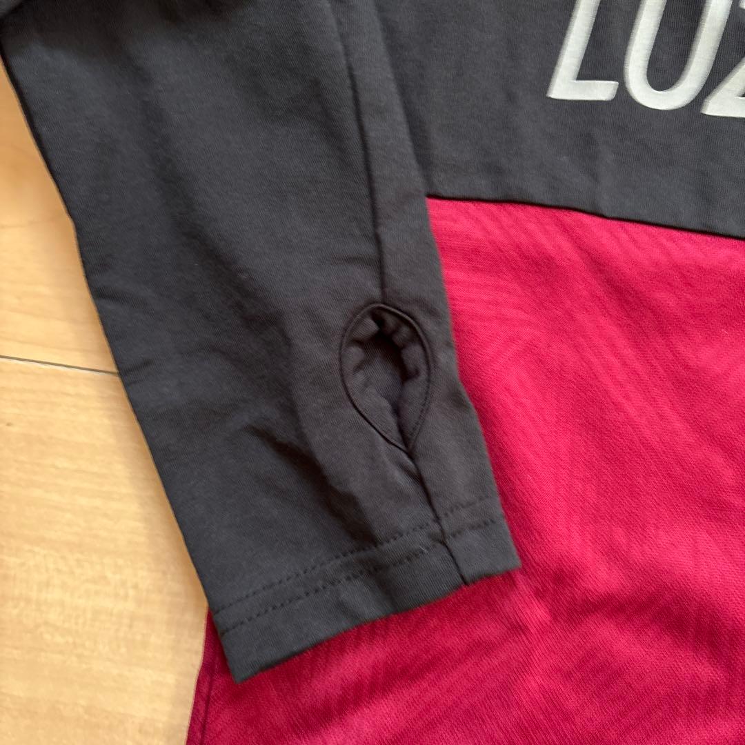 Luz e Sombra 赤黒 長袖シャツ／青アウター　セット　サイズ140