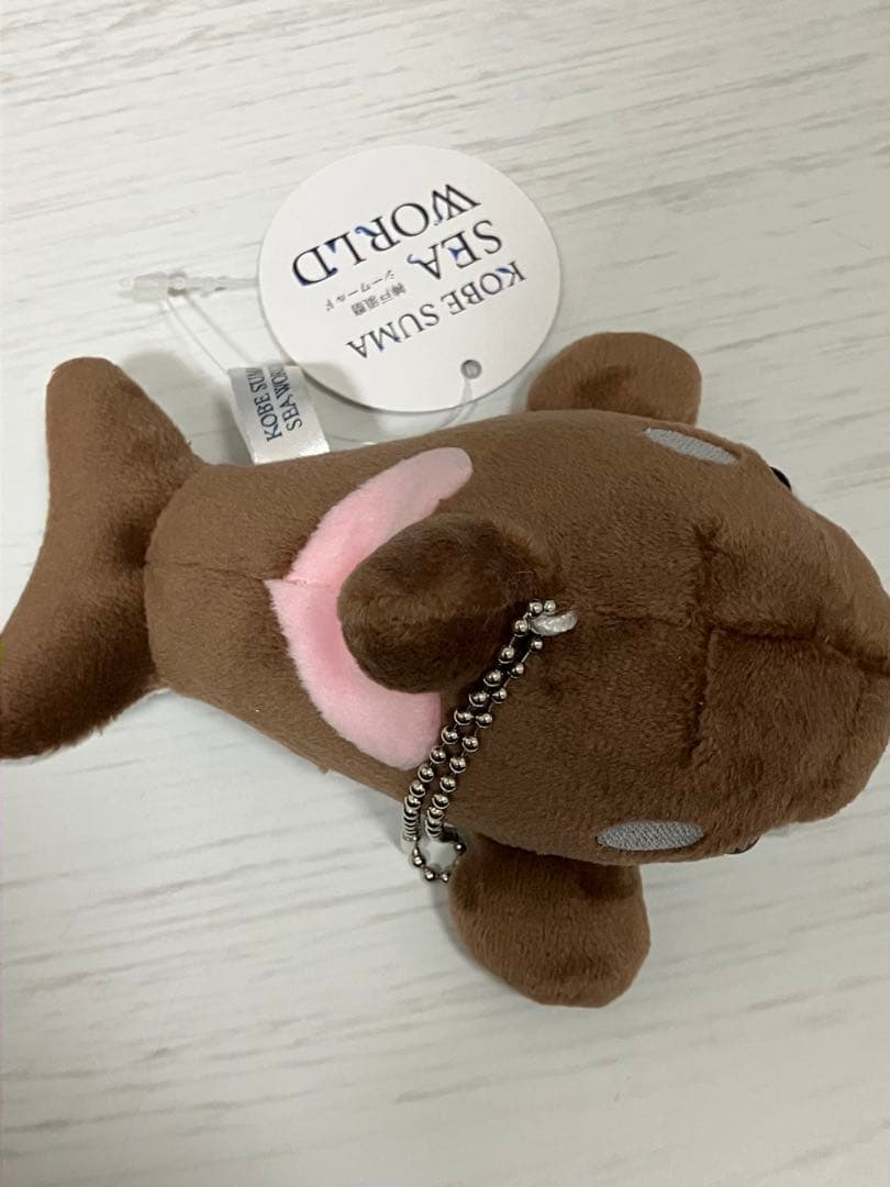 須磨シーワールド　シャチ　ショコラデュオ　キーホルダー　限定　ストロベリーチョコ