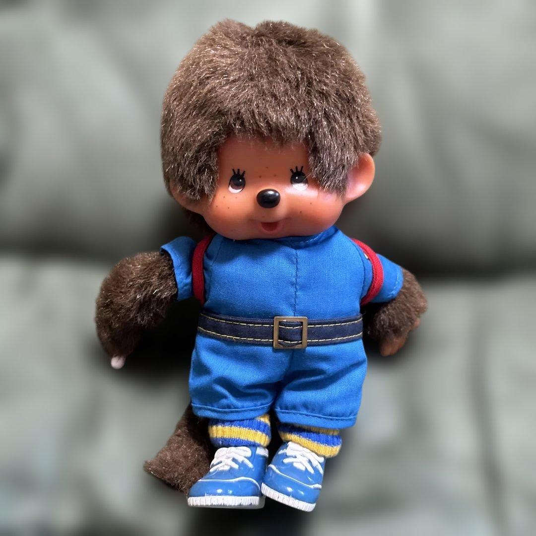 モンチッチ　ぬいぐるみ　赤リュック