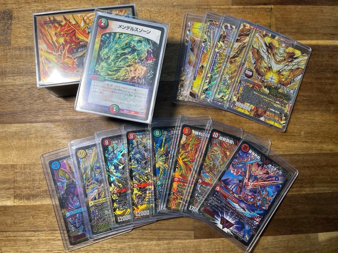 デュエマ 6デッキ＋レアカード、限定スリーブさらにデッキケース付き