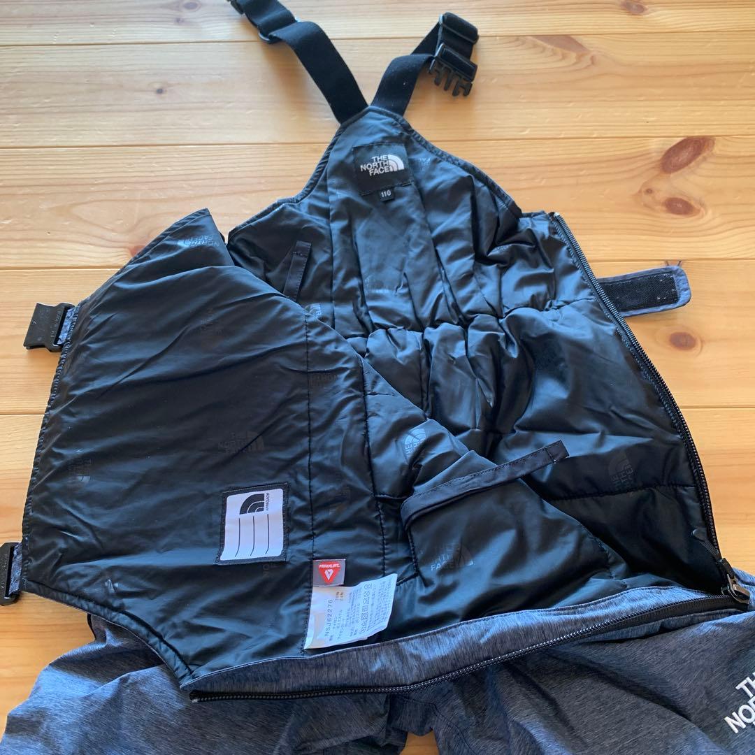 美品【THE NORTH FACE】ウーロススノーインサレーションビブ　キッズ