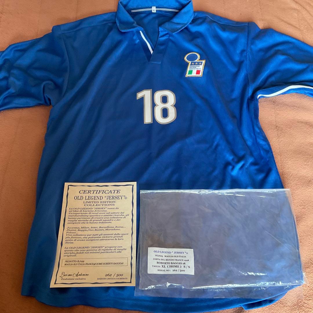 記念グッズ OLD LEGEND 'JERSEY' Roberto Baggio 18