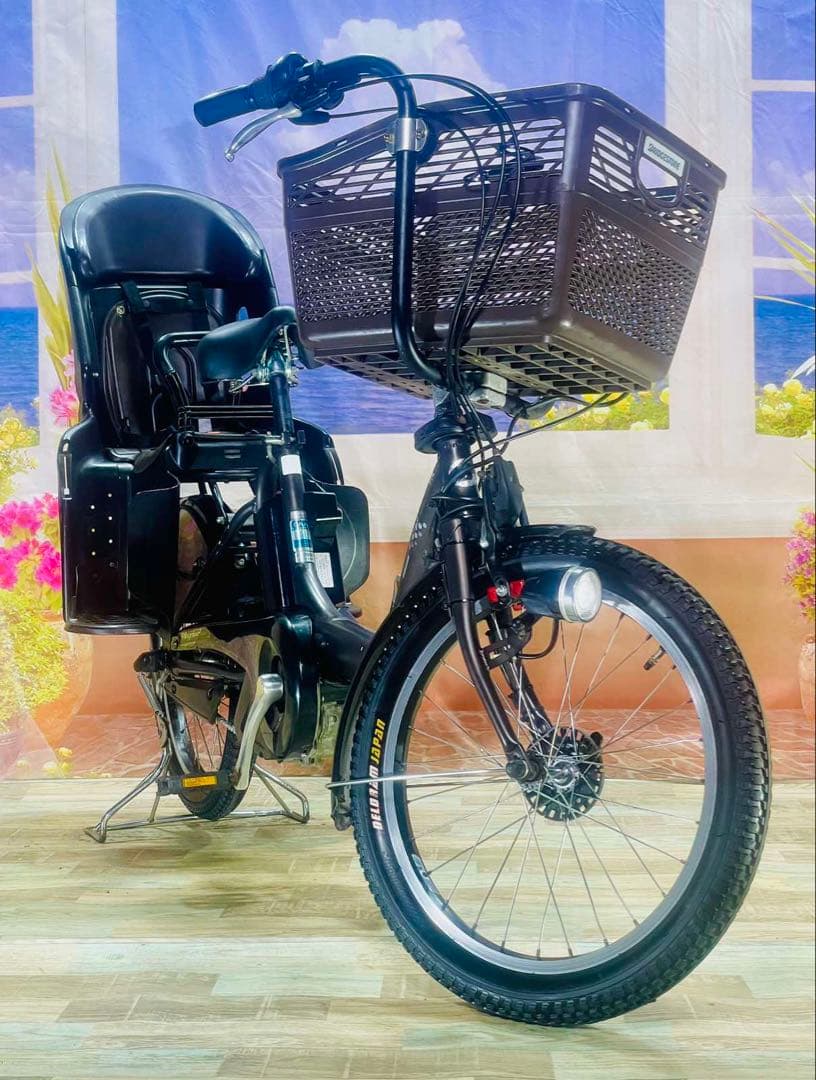 超特価！アンジェリーノ12AH⭐️ブリヂストン子供乗せ電動アシスト自転車Y3286