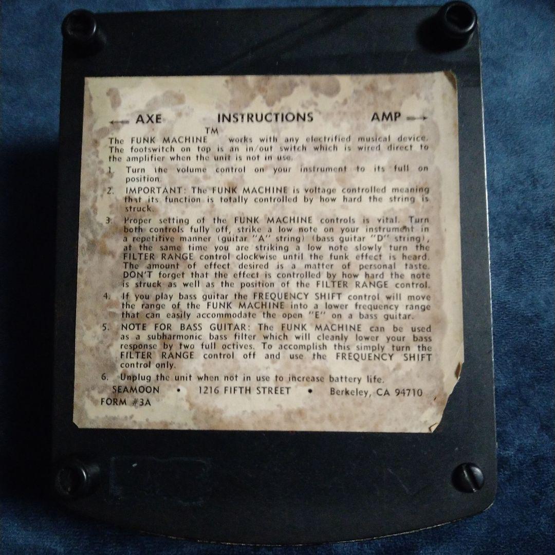 Seamoon Funk Machine ベースエフェクター
