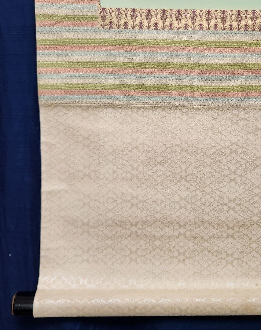 【桃太郎図】由里本景子 725 端午の節句 共箱二重箱 中村大三郎妻 掛軸 肉筆