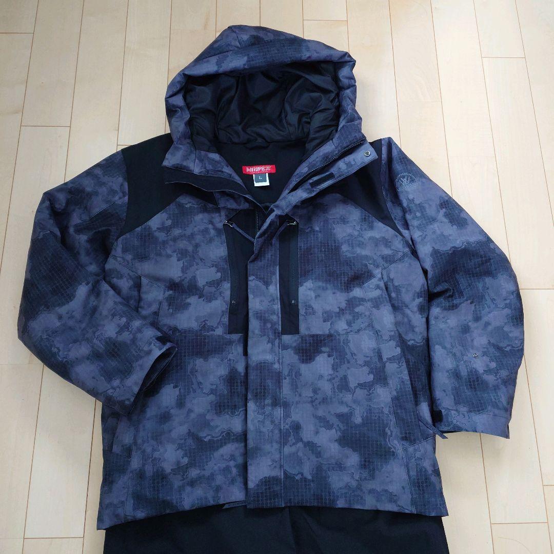 ウィンデックス ダークカモフラージュ スキーウェア 上下セット L 25-26