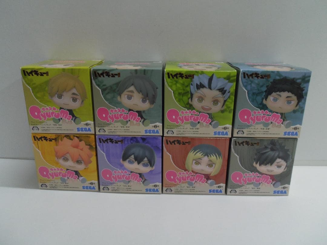 【未開封品】きゅるみー　ミニフィギュア　ハイキュー!!　8体（4セット）