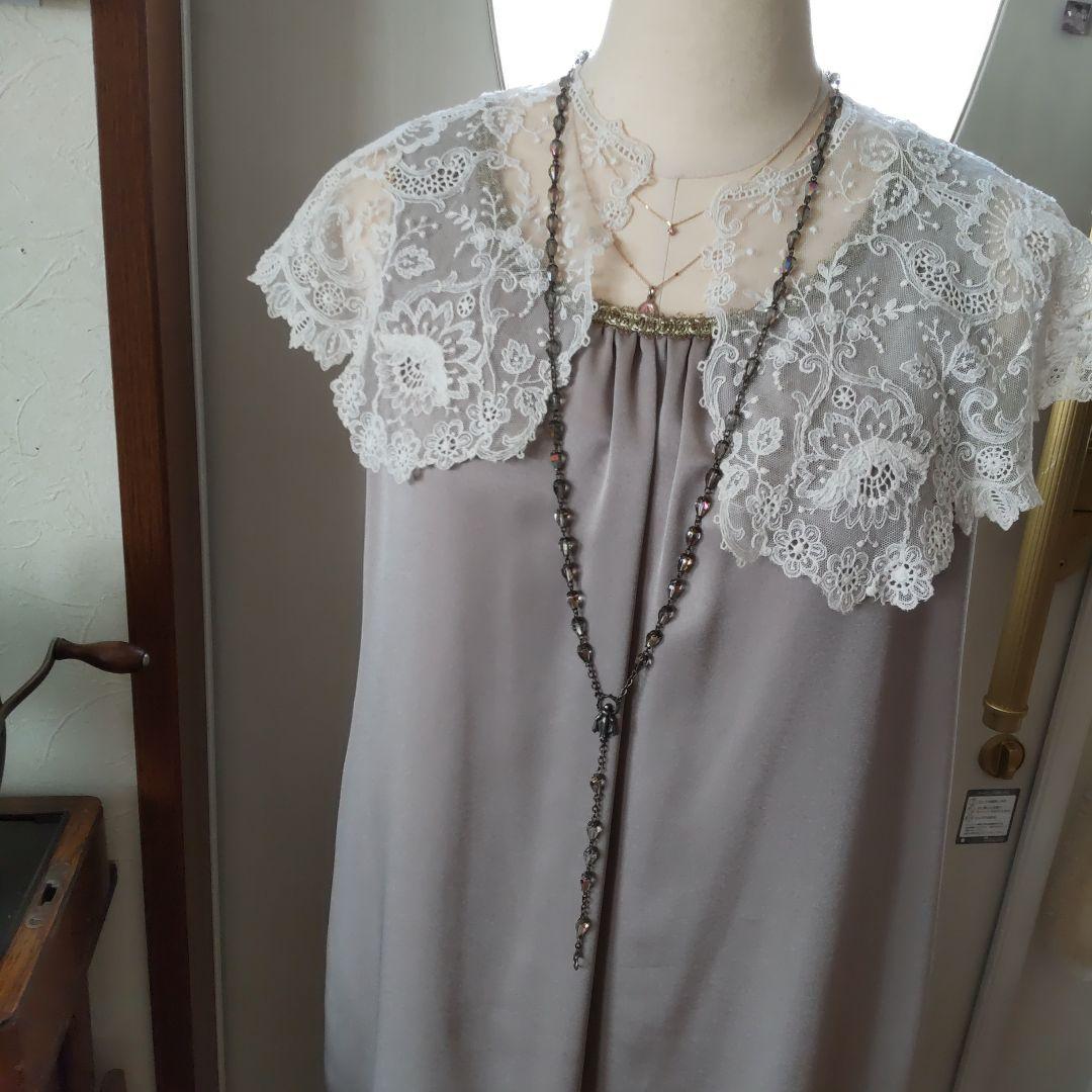 アンティーク　パーツ　メダイネックレス