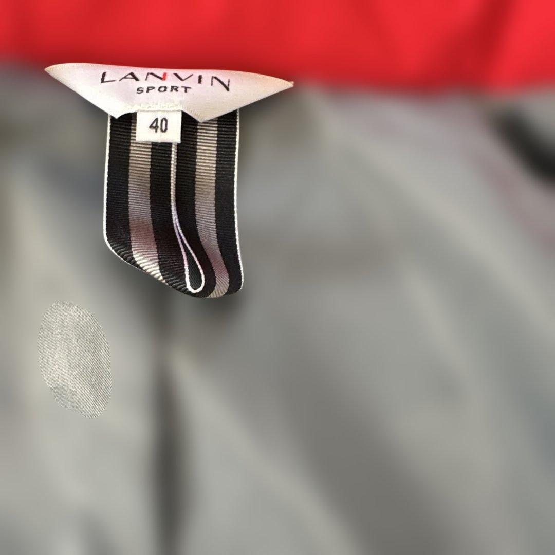 美品ランバンスポール フード付き中綿レディースジャケット サイズ40