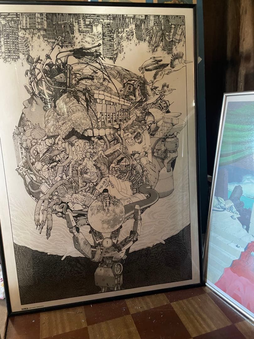 専用　大友克洋　AKIRA B1オフィシャルポスターフレーム入りポスター