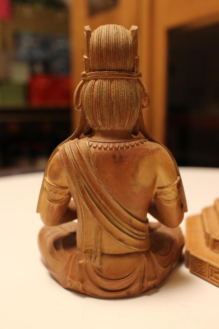 仏教美術　喜雲作　大日如来坐像33cm金彩時代木製仏像寺院漆芸骨董品古美術茶道具