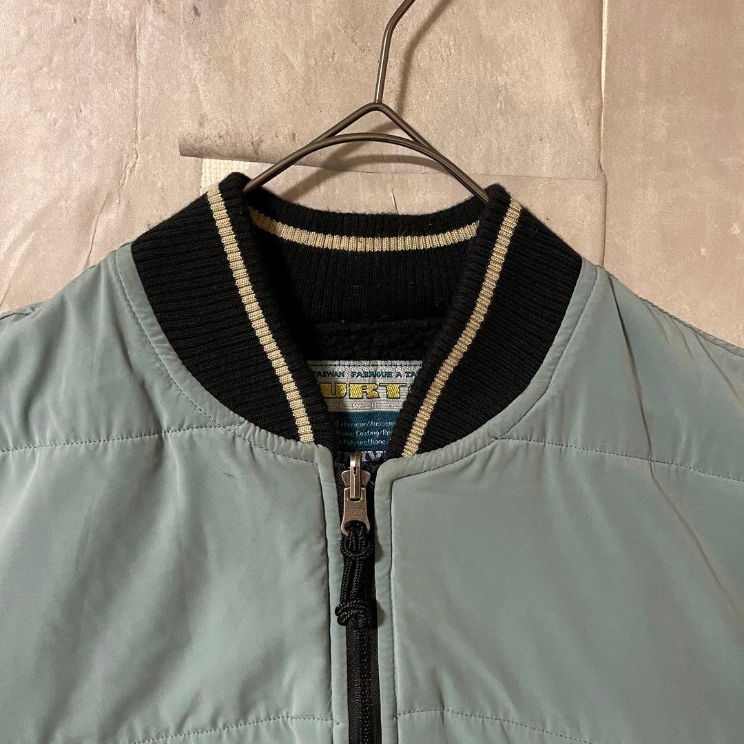 Burtonバートンスキーウェアスノーボードジャケットボアベスト水色青ブルー希少