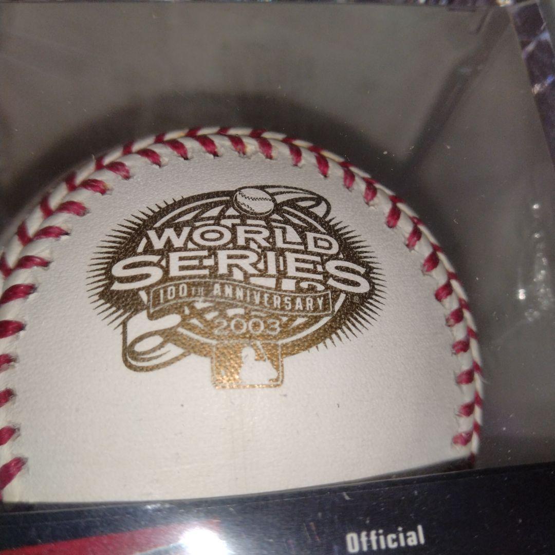 MLB.2003.ワールドシリーズ.ボール.ピンバッジ　　　 　　 　　松井秀喜