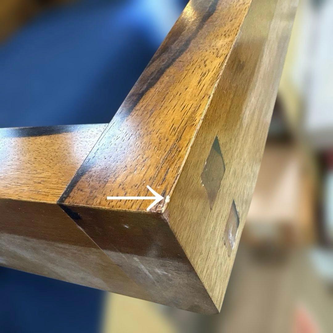 【中古品】黒柿炉縁（紙箱）USED〈税込・送料込〉