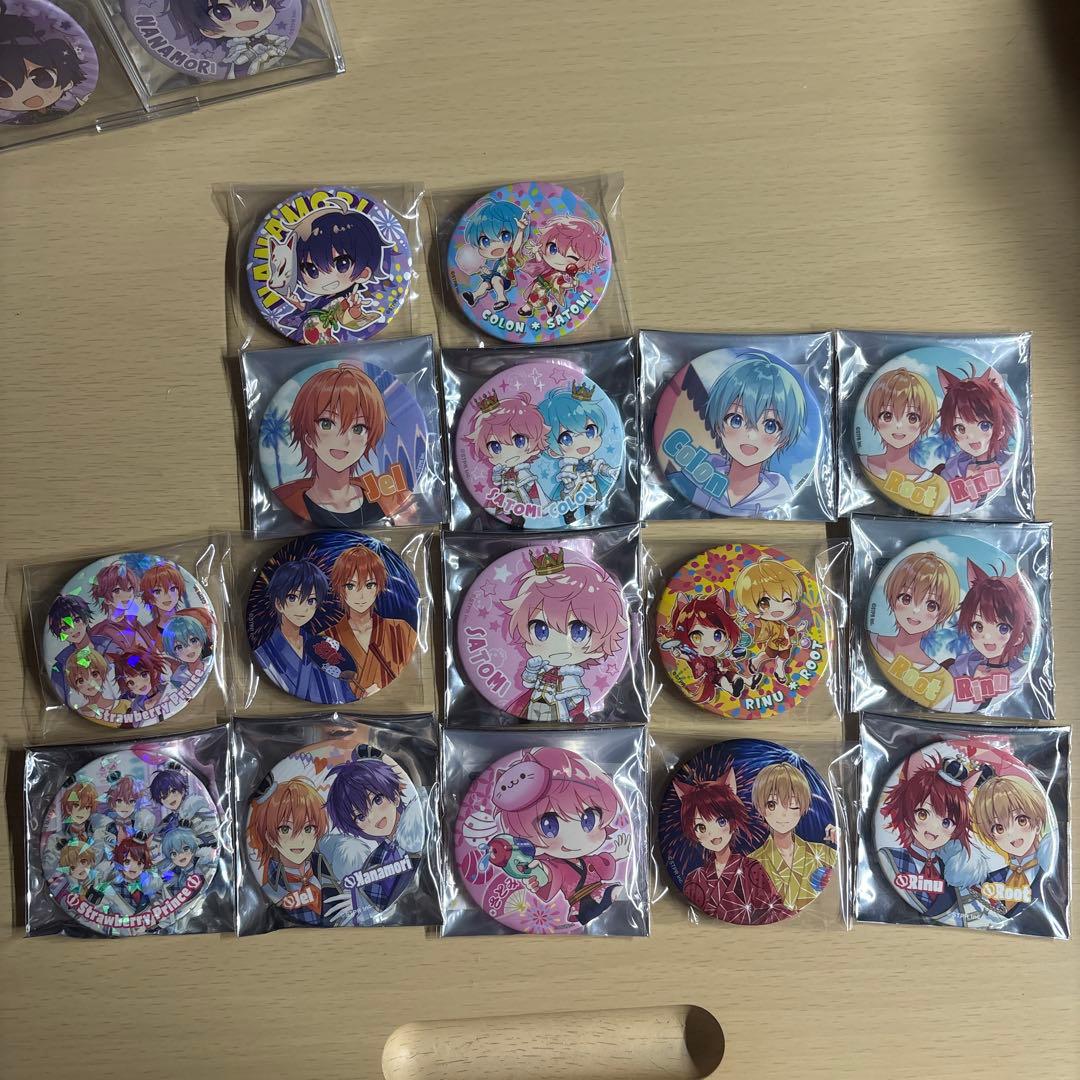 すとぷり　ころん　さとみ　莉犬　るぅと　ジェルななもり　缶バッジ多数セット