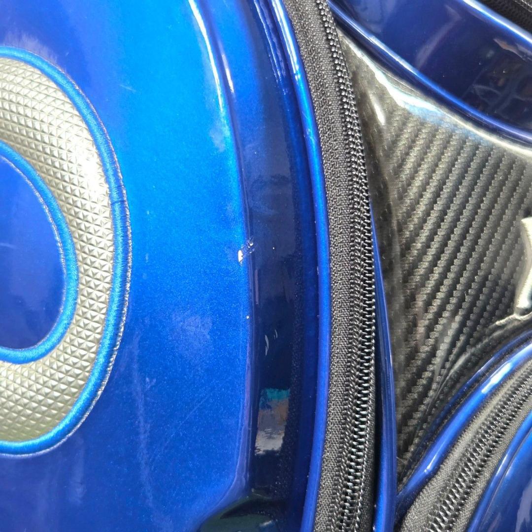 XXIO ゼクシオ エナメルキャディバッグ 青 メタリック 良品