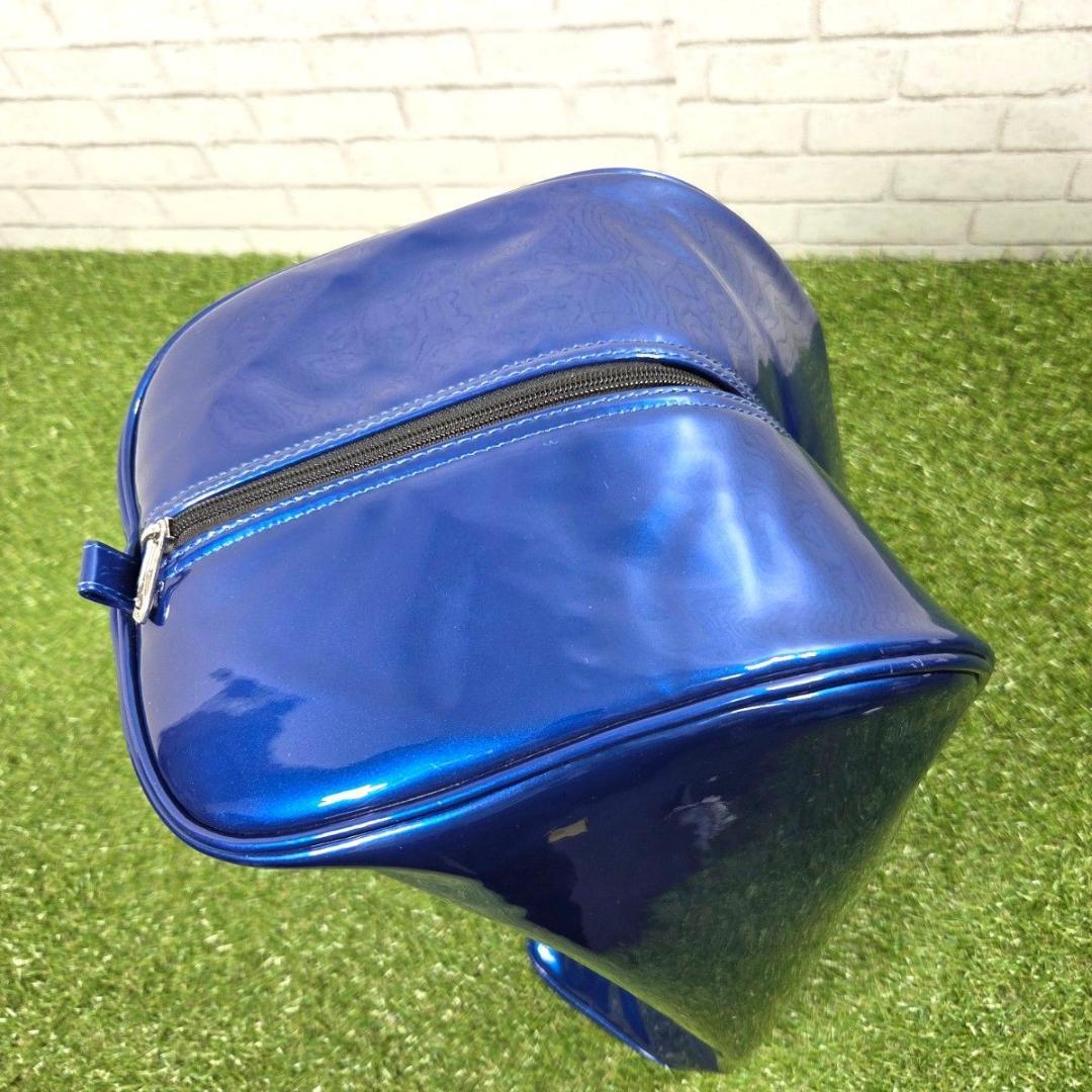 XXIO ゼクシオ エナメルキャディバッグ 青 メタリック 良品