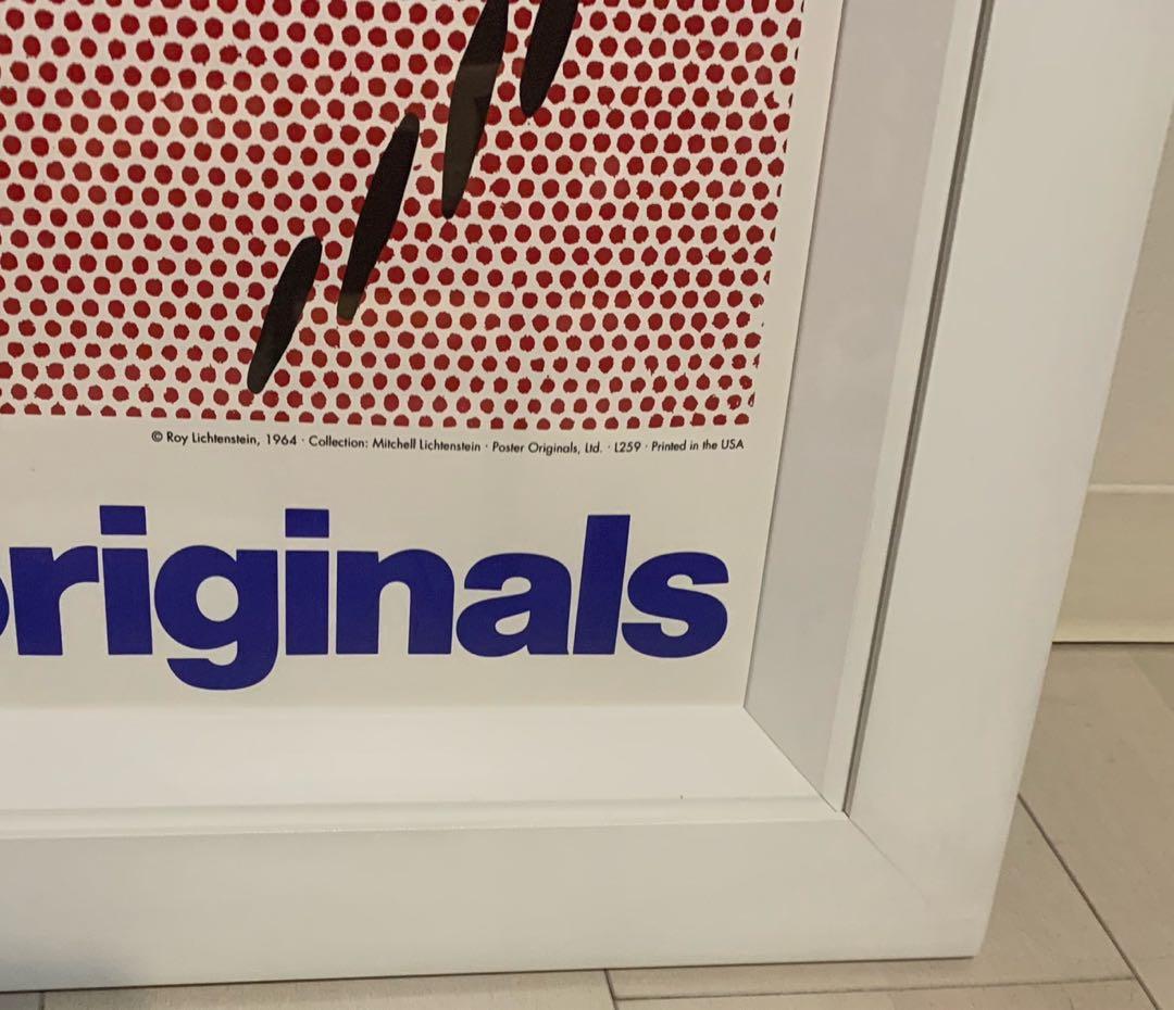 ロイ・リキテンスタイン キス Kiss V 1964 シルクスクリーン額装