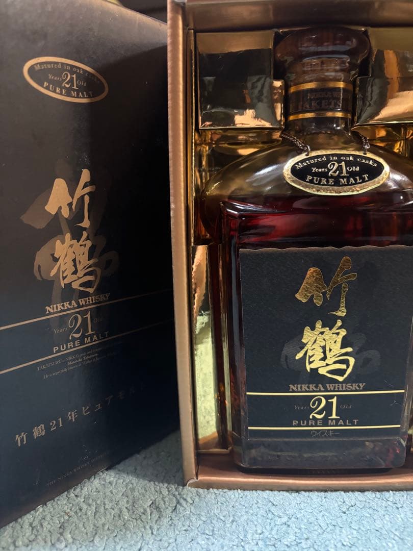 終売品　　ニッカ　竹鶴 21年 ピュアモルト