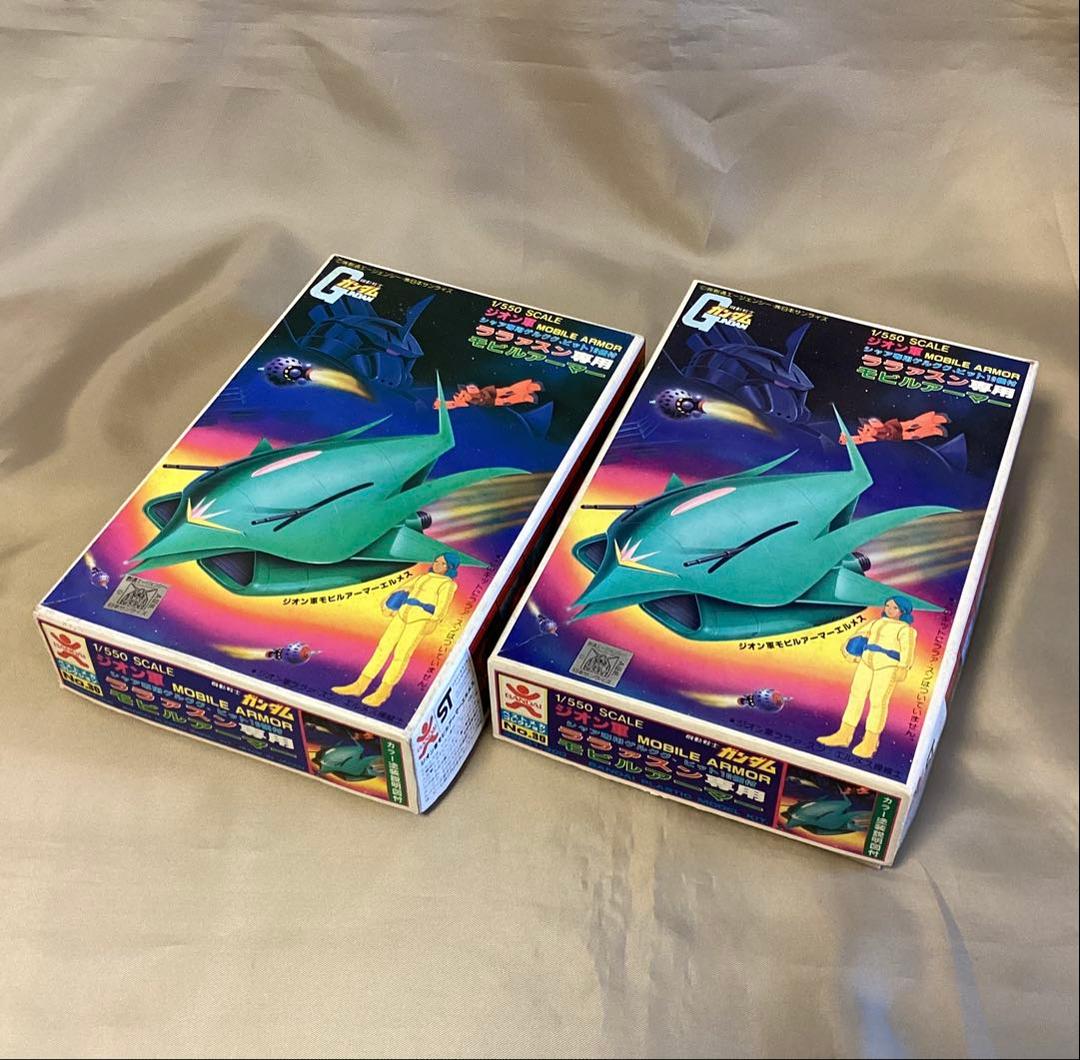 当時物バンザイマーク ガンプラ ララァスン専用モビルアーマー 旧キット2点セット