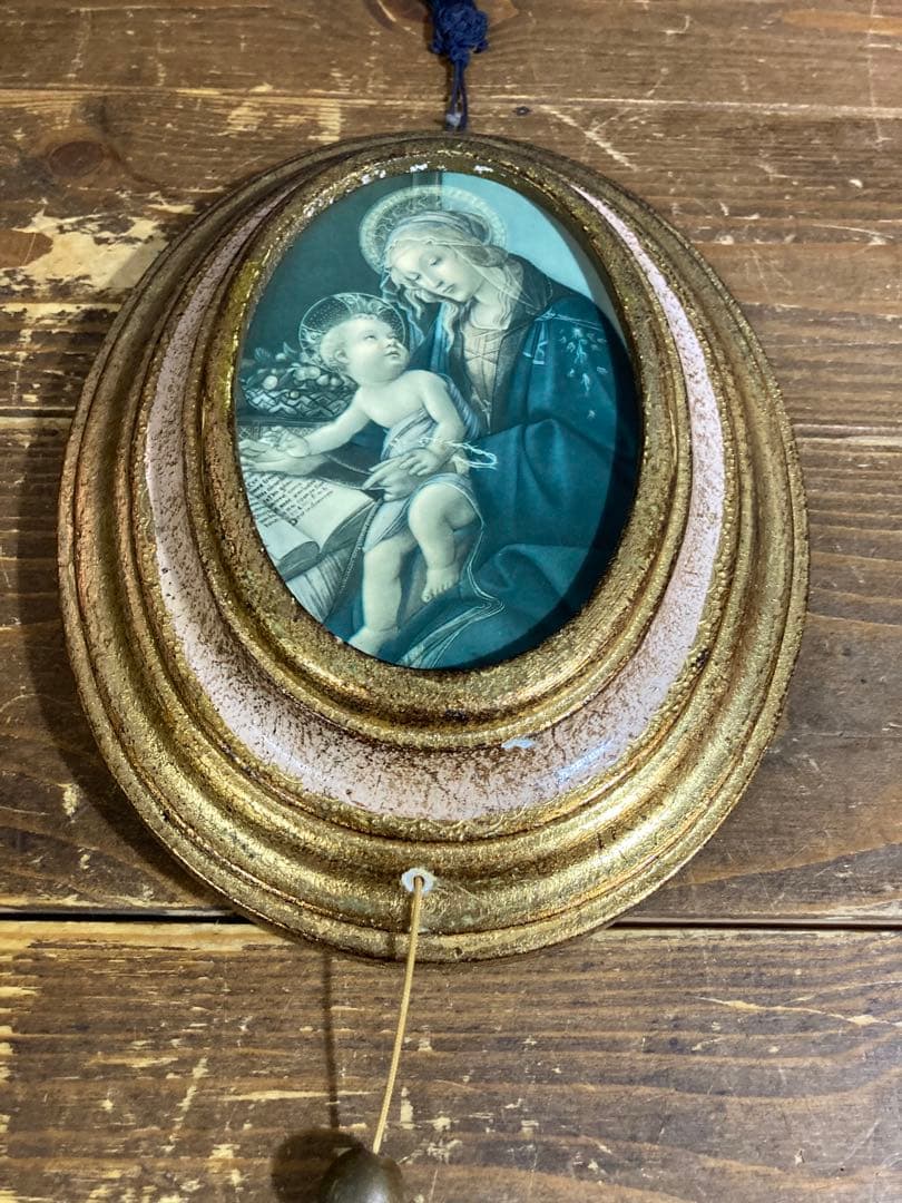 リュージュ　イタリア　ヨーロピアン　壁掛けインテリア　壁掛けオルゴール　天使