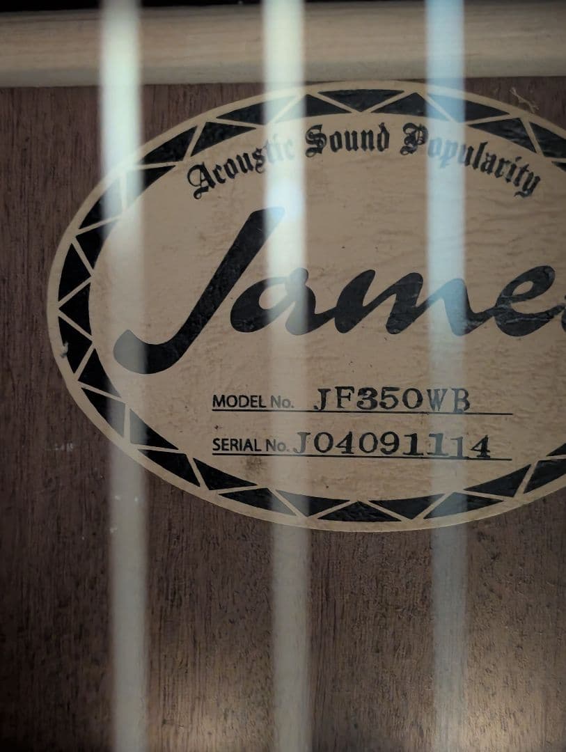 良音/James JF350WB 改エレアコ　弦低め