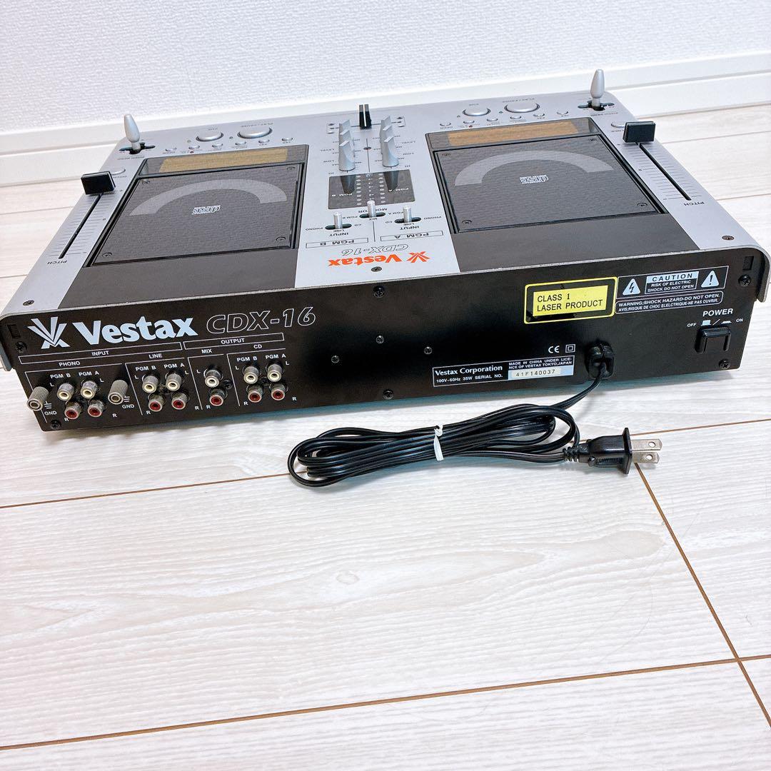 VESTAX デュアルCDプレーヤー CDX-16 ジャンク