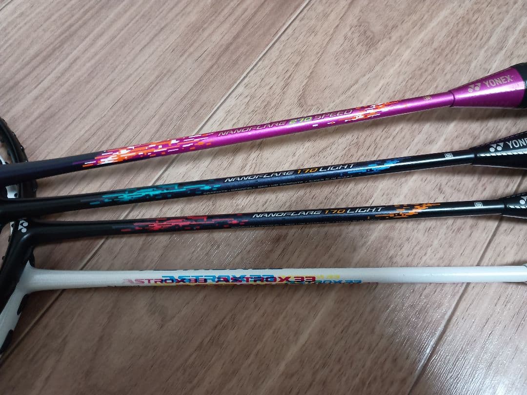ラケット4本セット ナノフレア アストロクス