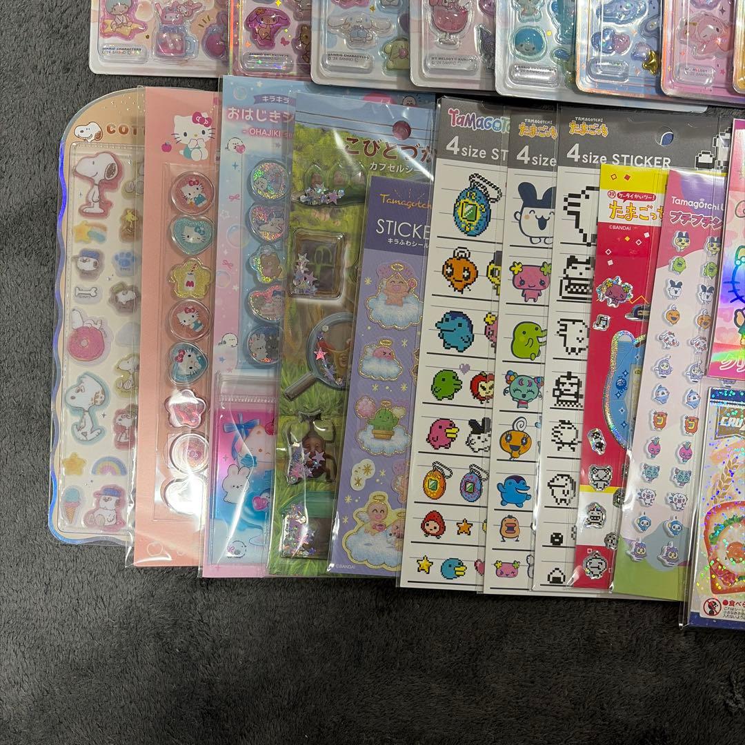 ボンボンドロップシール　うるちゅる　プチドロ　シールまとめ売り　60点