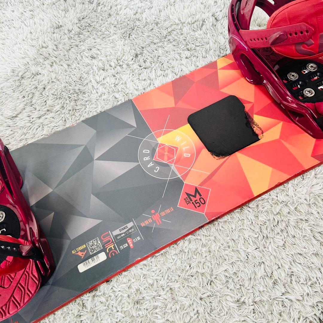 【初心者おすすめ】サロモン WILDCARD 150cm スノーボード セット