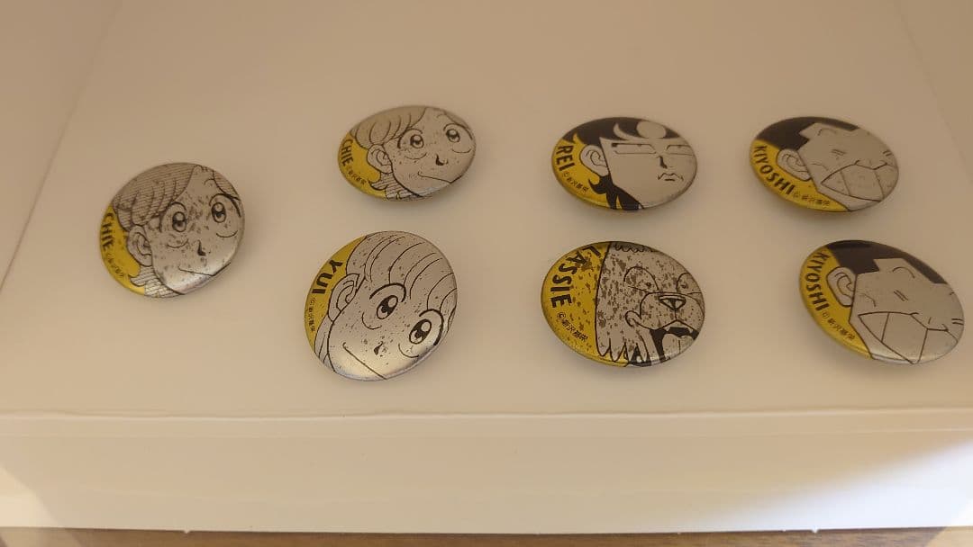 【貴重!!】ハイスクール!奇面組　フィギュア　缶バッジ