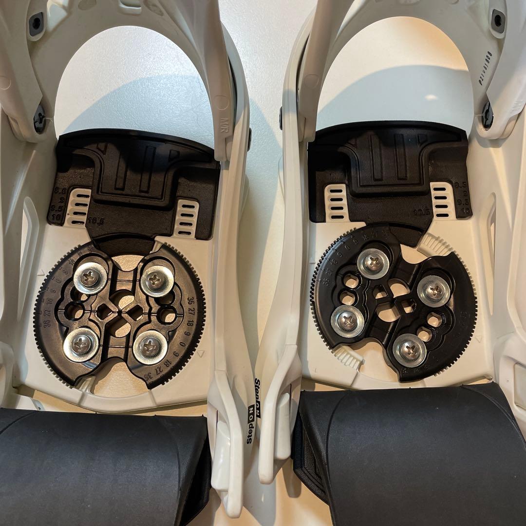 バートン　ステップオン　burton STEPON ホワイト　ビンディング