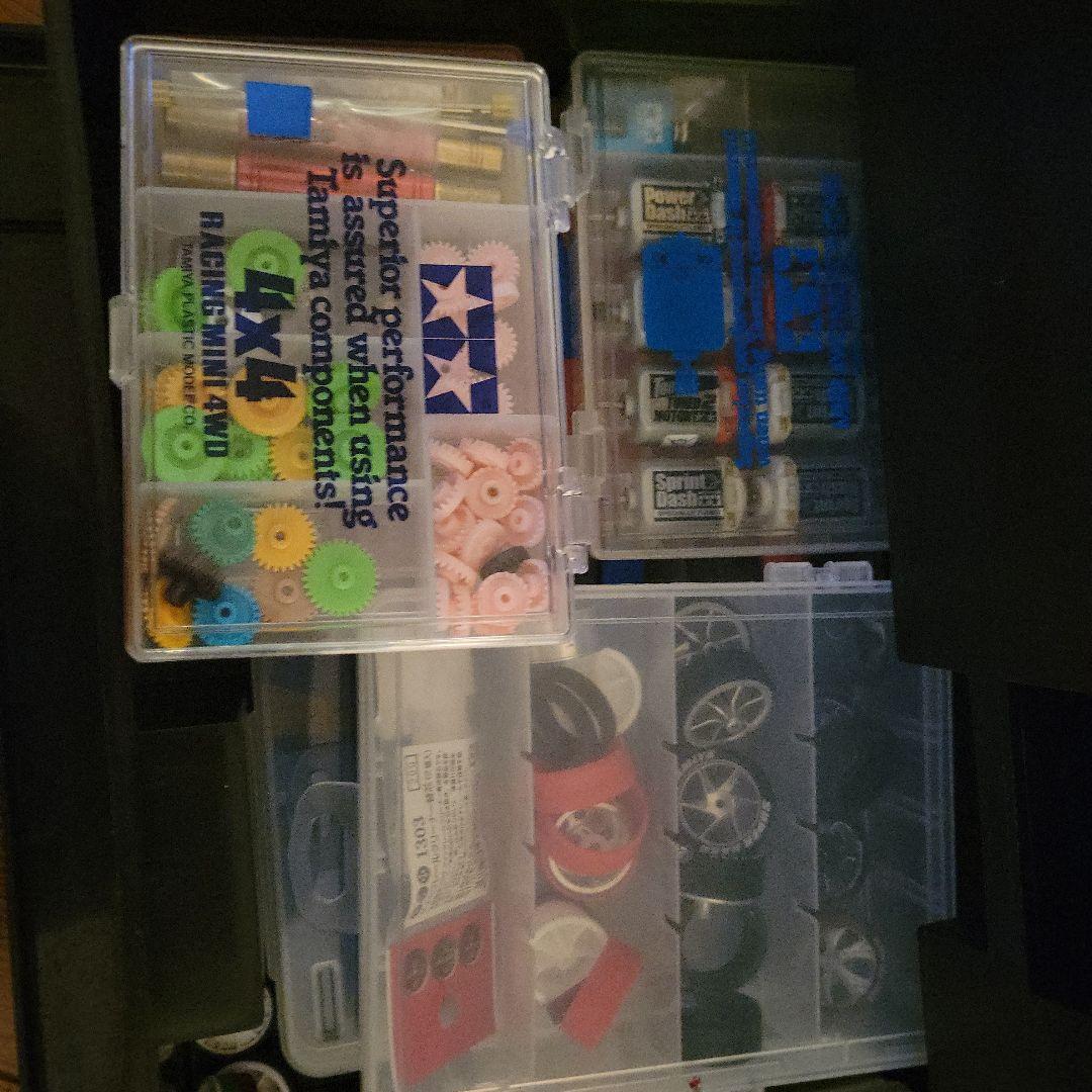 引退！タミヤ 4WDミニレーサー用パーツセットと収納ボックス