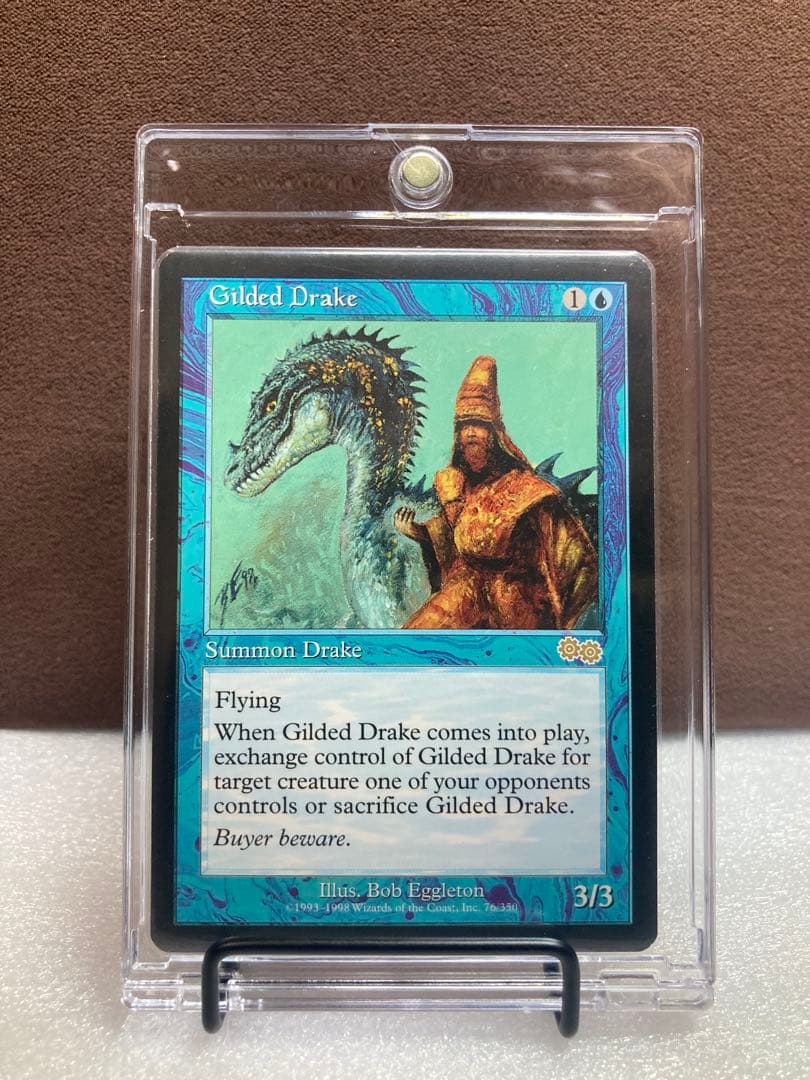【MTG】金粉のドレイク/Gilded Drake/USG/英語版