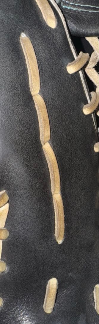 ミズノプロ 外野手用グローブ HAGA JAPAN製 ブラック × ナチュラル