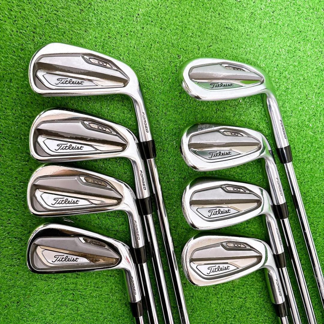 タイトリスト　T100 アイアン　8本　セット　FLEX S