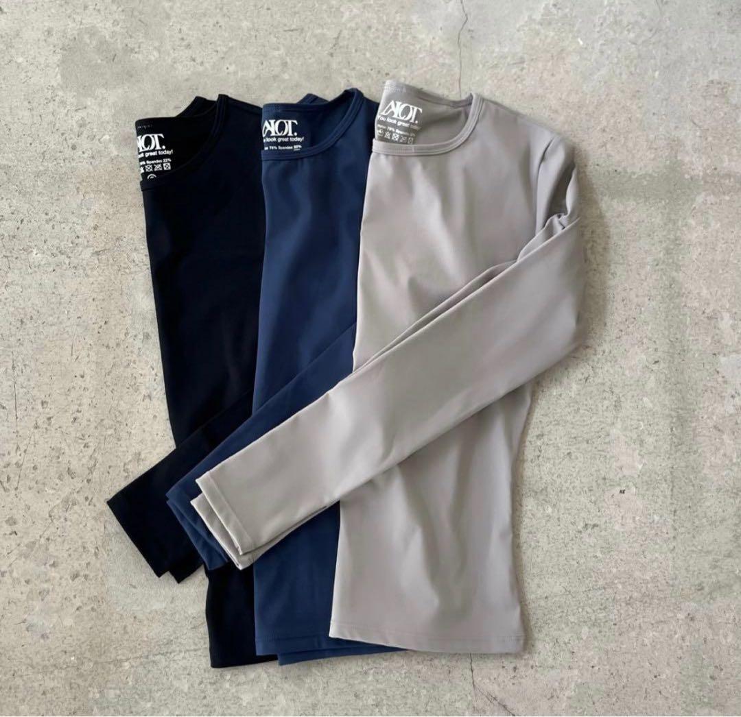 美品ALOTセットアップ ネイビー/フィットネスウェア/ヨガウェア/ジムウェア