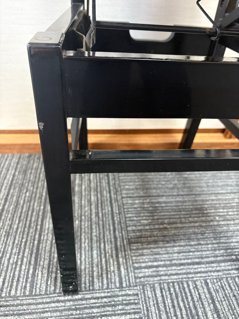 背付き高低自在ピアノ椅子