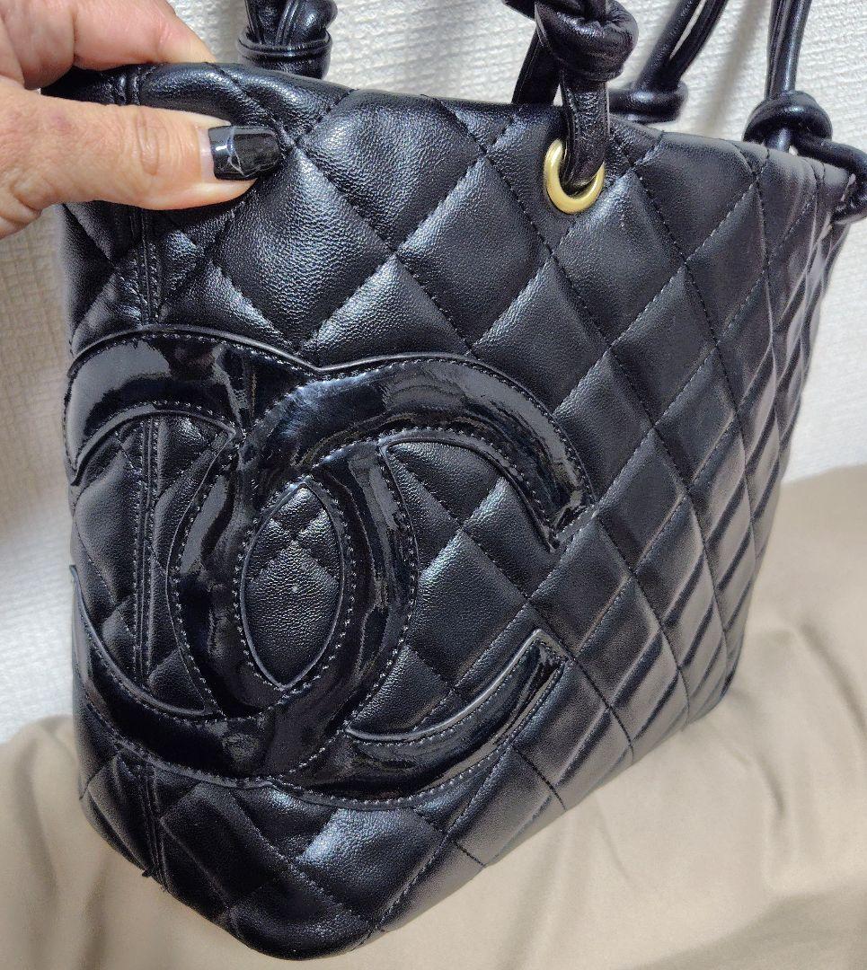 ♡CHANEL♡ 黒 レザートートバッグ キルティング✨美品✨