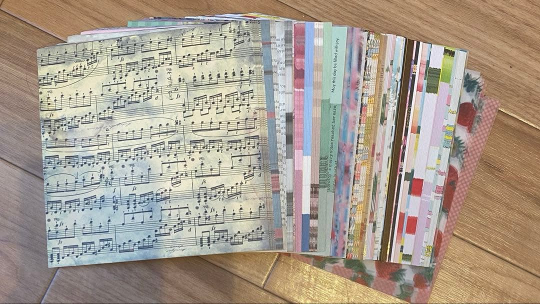 コラージュ　マスキングテープ　海外　フレークシール　　素材　シールまとめ売り