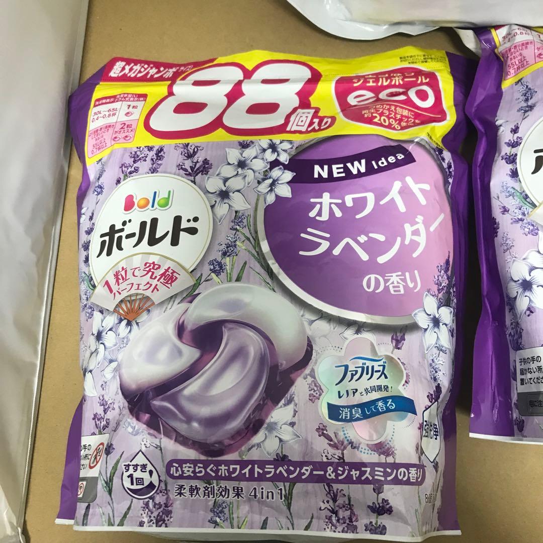ボールド　ジェルボール　心安らぐホワイラベンダー&ジャスミンの香り　88個　5袋