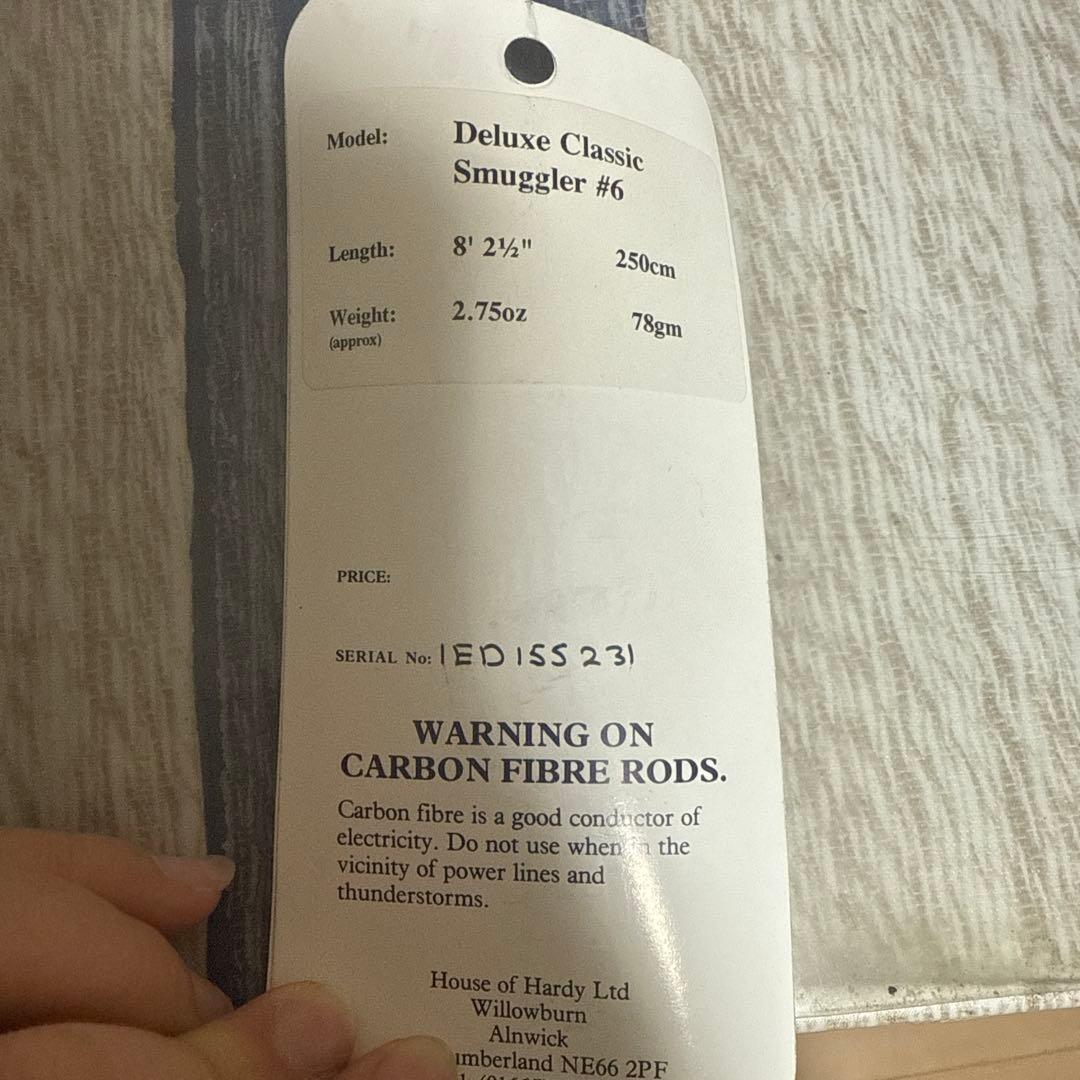 p*n様 HOUSE OF HARDYフライロッド　deluxe #6 250c