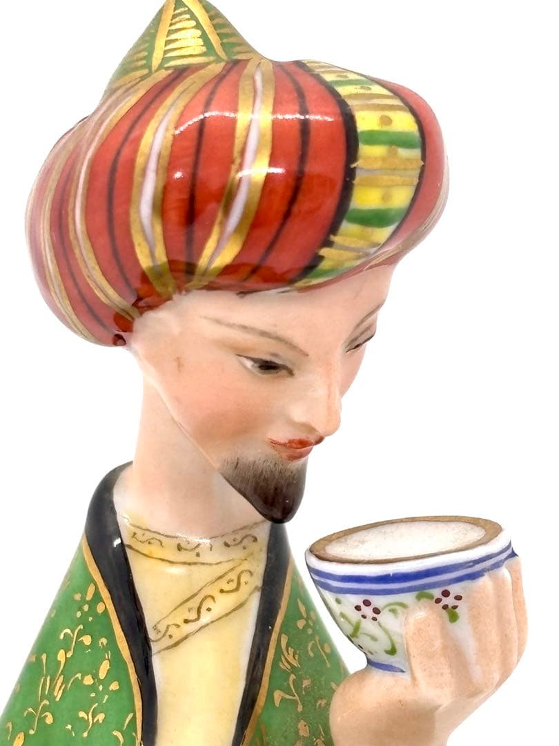 ✨レア✨ヘレンド ペルシアン密画【お茶を楽しむ】フィギュリン 手描きP-5