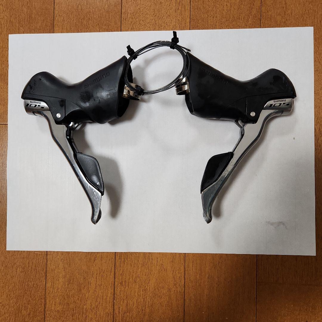 シマノ　105 ST-5800 STIレバー 左右セット シルバー